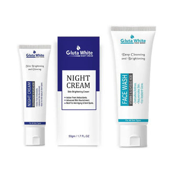 Gluta White Cream Tube & Face Wash Deal ✨ (2in1 Kit)